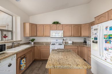 Home has two bedrooms, den, two baths and a three-car extended on Arizona Traditions Golf Club in Arizona - for sale on GolfHomes.com, golf home, golf lot