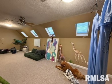 Home on 14th Fairway.  Main floor primary suite.  3 spacious on Piper Glen Golf Club in Illinois - for sale on GolfHomes.com, golf home, golf lot