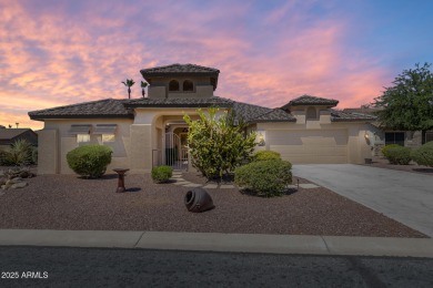 Discover the perfect retirement retreat in this 2 bed / 2 bath on Tuscany Falls At Pebble Creek in Arizona - for sale on GolfHomes.com, golf home, golf lot