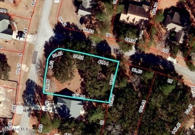 Beautiful Live Oak trees adorn this large corner lot in on Harbour Point Golf Club in North Carolina - for sale on GolfHomes.com, golf home, golf lot