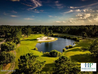 Beautiful Live Oak trees adorn this large corner lot in on Harbour Point Golf Club in North Carolina - for sale on GolfHomes.com, golf home, golf lot