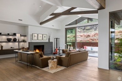 Step into modern elegance with unmatched Red Ledges and on Red Ledges Golf Club in Utah - for sale on GolfHomes.com, golf home, golf lot