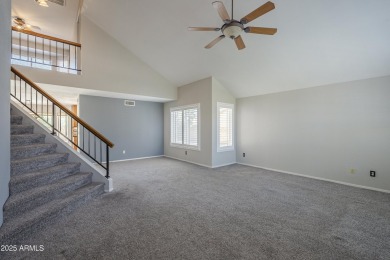Incredible Ocotillo location! Step into soaring vaulted ceilings on Ocotillo Golf Resort  in Arizona - for sale on GolfHomes.com, golf home, golf lot