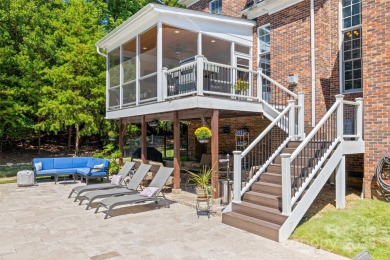 Gorgeous backyard with Saltwater POOL & Spa! Brick home on a on Tega Cay Golf Club in South Carolina - for sale on GolfHomes.com, golf home, golf lot