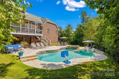 Gorgeous backyard with Saltwater POOL & Spa! Brick home on a on Tega Cay Golf Club in South Carolina - for sale on GolfHomes.com, golf home, golf lot