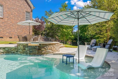 Gorgeous backyard with Saltwater POOL & Spa! Brick home on a on Tega Cay Golf Club in South Carolina - for sale on GolfHomes.com, golf home, golf lot