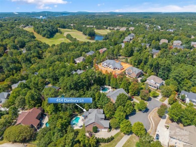 Gorgeous backyard with Saltwater POOL & Spa! Brick home on a on Tega Cay Golf Club in South Carolina - for sale on GolfHomes.com, golf home, golf lot