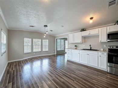 NO LOT RENT, it is a deeded lot, 2 bedrooms 1 Bath. A/C 2018 and on Glen Lakes Country Club in Florida - for sale on GolfHomes.com, golf home, golf lot