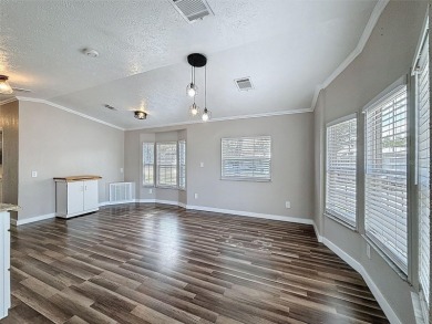 NO LOT RENT, it is a deeded lot, 2 bedrooms 1 Bath. A/C 2018 and on Glen Lakes Country Club in Florida - for sale on GolfHomes.com, golf home, golf lot