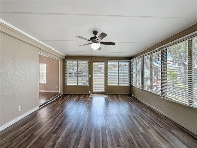 NO LOT RENT, it is a deeded lot, 2 bedrooms 1 Bath. A/C 2018 and on Glen Lakes Country Club in Florida - for sale on GolfHomes.com, golf home, golf lot