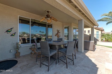 BEAUTIFUL TEE TO GREEN GOLF COURSE VIEW of TFE #4. Backyard has on Tuscany Falls At Pebble Creek in Arizona - for sale on GolfHomes.com, golf home, golf lot