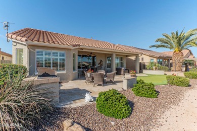 BEAUTIFUL TEE TO GREEN GOLF COURSE VIEW of TFE #4. Backyard has on Tuscany Falls At Pebble Creek in Arizona - for sale on GolfHomes.com, golf home, golf lot