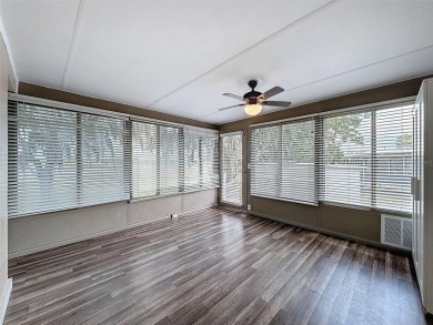 NO LOT RENT, it is a deeded lot, 2 bedrooms 1 Bath. A/C 2018 and on Glen Lakes Country Club in Florida - for sale on GolfHomes.com, golf home, golf lot