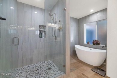 Discover this meticulously 4 bed, 3.5 bath custom home on a on Mesa Country Club in Arizona - for sale on GolfHomes.com, golf home, golf lot
