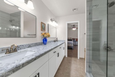 Discover this meticulously 4 bed, 3.5 bath custom home on a on Mesa Country Club in Arizona - for sale on GolfHomes.com, golf home, golf lot