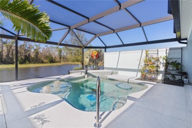 ~WATER VIEW~ ~POOL  SPA HOME~ ~2020 ROOF~ ~GC GARAGE~ ~SOLAR on Pennbrooke Fairways in Florida - for sale on GolfHomes.com, golf home, golf lot