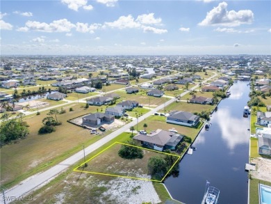 Oversized waterfront lot in beautiful Cape Coral with Gulf on Burnt Store Golf Club in Florida - for sale on GolfHomes.com, golf home, golf lot