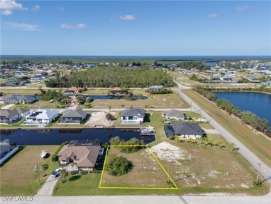 Oversized waterfront lot in beautiful Cape Coral with Gulf on Burnt Store Golf Club in Florida - for sale on GolfHomes.com, golf home, golf lot