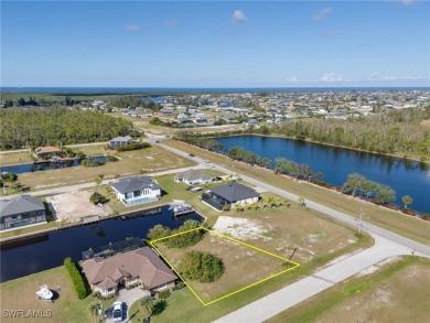 Oversized waterfront lot in beautiful Cape Coral with Gulf on Burnt Store Golf Club in Florida - for sale on GolfHomes.com, golf home, golf lot