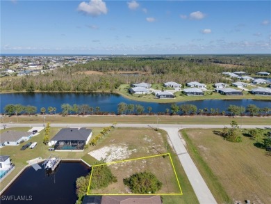 Oversized waterfront lot in beautiful Cape Coral with Gulf on Burnt Store Golf Club in Florida - for sale on GolfHomes.com, golf home, golf lot