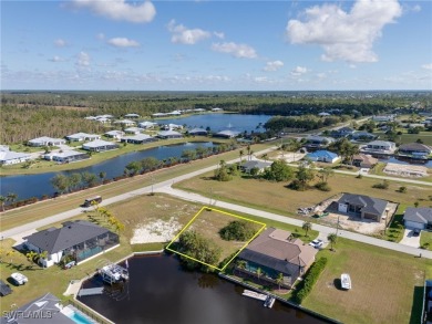 Oversized waterfront lot in beautiful Cape Coral with Gulf on Burnt Store Golf Club in Florida - for sale on GolfHomes.com, golf home, golf lot