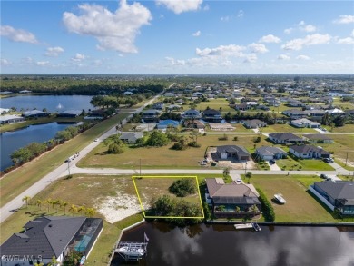 Oversized waterfront lot in beautiful Cape Coral with Gulf on Burnt Store Golf Club in Florida - for sale on GolfHomes.com, golf home, golf lot