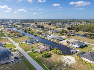 Oversized waterfront lot in beautiful Cape Coral with Gulf on Burnt Store Golf Club in Florida - for sale on GolfHomes.com, golf home, golf lot