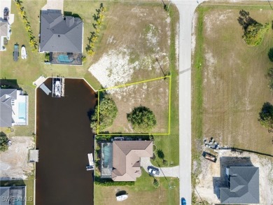 Oversized waterfront lot in beautiful Cape Coral with Gulf on Burnt Store Golf Club in Florida - for sale on GolfHomes.com, golf home, golf lot