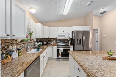 NO BOND! EXPANDED 3/2 AMARILLO with GOLF CART GARAGE located in on The Links of Spruce Creek in Florida - for sale on GolfHomes.com, golf home, golf lot