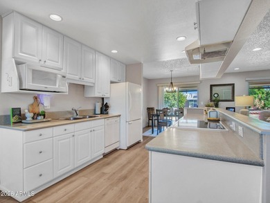 Welcome to your updated retreat in Sun City! This charming 2-bed on Sun City Lakes West and East in Arizona - for sale on GolfHomes.com, golf home, golf lot