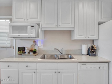 Welcome to your updated retreat in Sun City! This charming 2-bed on Sun City Lakes West and East in Arizona - for sale on GolfHomes.com, golf home, golf lot