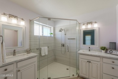 Located in Sunland Springs Village, this 3 bed, 2 bath home on Sunland Springs Golf Course  in Arizona - for sale on GolfHomes.com, golf home, golf lot