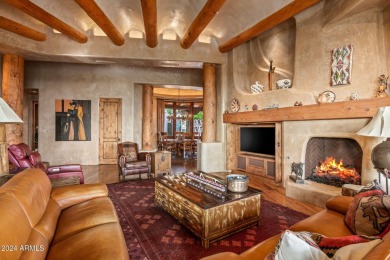 Masterful architecture by Lee Hutchison creating this Sonoran on Desert Mountain Golf Club - Renegade Course in Arizona - for sale on GolfHomes.com, golf home, golf lot