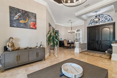 Welcome to your dream home! This stunning, custom-built luxury on Fox Hollow Golf Club in Florida - for sale on GolfHomes.com, golf home, golf lot
