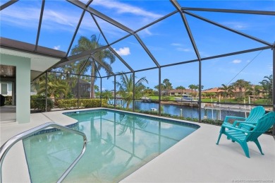 Stunning waterfront top-down remodel in the sought-after Yacht on Yacht and Country Club in Florida - for sale on GolfHomes.com, golf home, golf lot