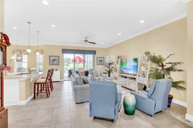 Remarkable 3/2.5/2 + den with a southern exposed screened in on The Club At Pointe West in Florida - for sale on GolfHomes.com, golf home, golf lot