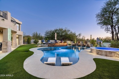 Blending modern zen with desert living, this beautifully rebuilt on Desert Highlands Golf Club in Arizona - for sale on GolfHomes.com, golf home, golf lot