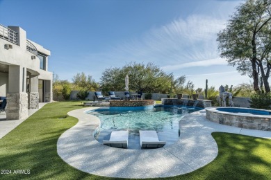 Blending modern zen with desert living, this beautifully rebuilt on Desert Highlands Golf Club in Arizona - for sale on GolfHomes.com, golf home, golf lot