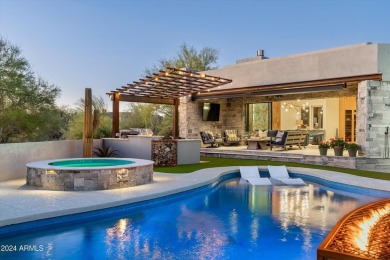 Blending modern zen with desert living, this beautifully rebuilt on Desert Highlands Golf Club in Arizona - for sale on GolfHomes.com, golf home, golf lot