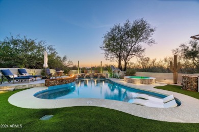 Blending modern zen with desert living, this beautifully rebuilt on Desert Highlands Golf Club in Arizona - for sale on GolfHomes.com, golf home, golf lot