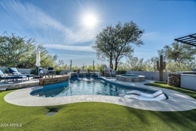 Blending modern zen with desert living, this beautifully rebuilt on Desert Highlands Golf Club in Arizona - for sale on GolfHomes.com, golf home, golf lot