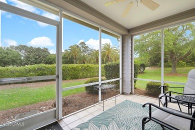 Discover effortless living in this charming Clayton model patio on Okatie Creek Golf Club in South Carolina - for sale on GolfHomes.com, golf home, golf lot