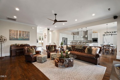 This stunning ranch-style home with a fully finished basement on Chapel Ridge Golf Club in North Carolina - for sale on GolfHomes.com, golf home, golf lot