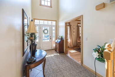 Immaculately maintained custom home backing up to the 7th on Whispering Woods Golf Course in Pennsylvania - for sale on GolfHomes.com, golf home, golf lot