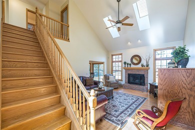 Immaculately maintained custom home backing up to the 7th on Whispering Woods Golf Course in Pennsylvania - for sale on GolfHomes.com, golf home, golf lot