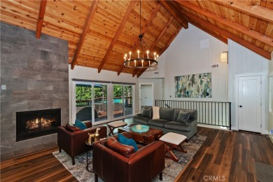 Experience the perfect balance of mountain charm and modern on Lake Arrowhead Country Club in California - for sale on GolfHomes.com, golf home, golf lot