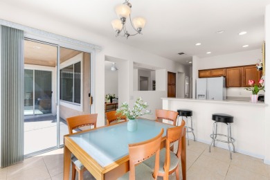 Lovely extended LANAI model on beautiful park-like large lot on Mountain Vista Golf Course At Sun City Palm Desert in California - for sale on GolfHomes.com, golf home, golf lot