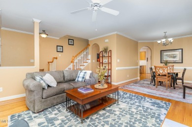 Tree lined street leads you to this Charming 3 bedroom 2.5 bath on Devils Ridge Golf Club in North Carolina - for sale on GolfHomes.com, golf home, golf lot