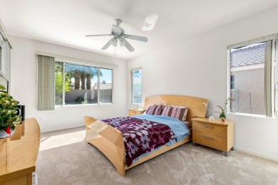 Lovely extended LANAI model on beautiful park-like large lot on Mountain Vista Golf Course At Sun City Palm Desert in California - for sale on GolfHomes.com, golf home, golf lot