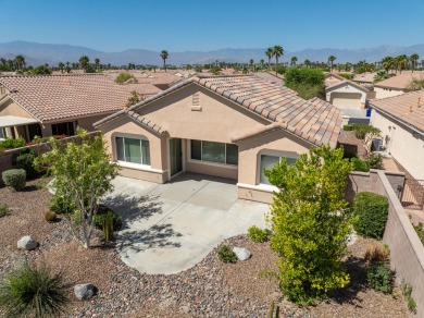 Lovely extended LANAI model on beautiful park-like large lot on Mountain Vista Golf Course At Sun City Palm Desert in California - for sale on GolfHomes.com, golf home, golf lot